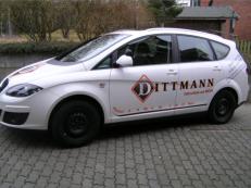 Seat Altea XL 180 PS mit Werbung